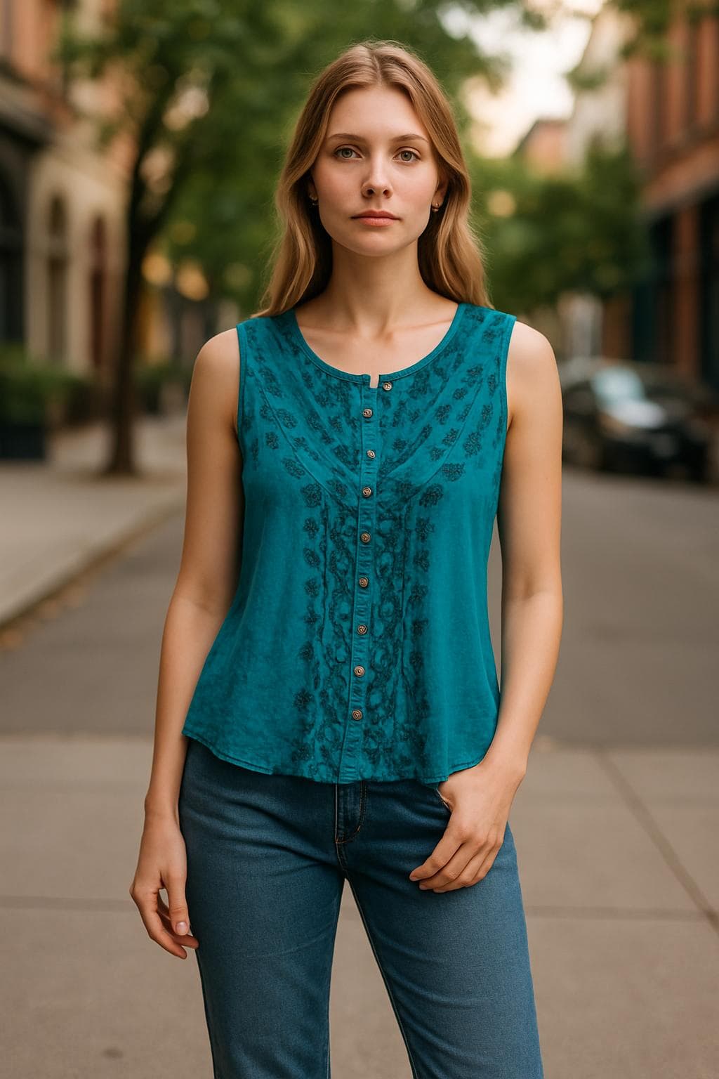 Rayon Cotton Top