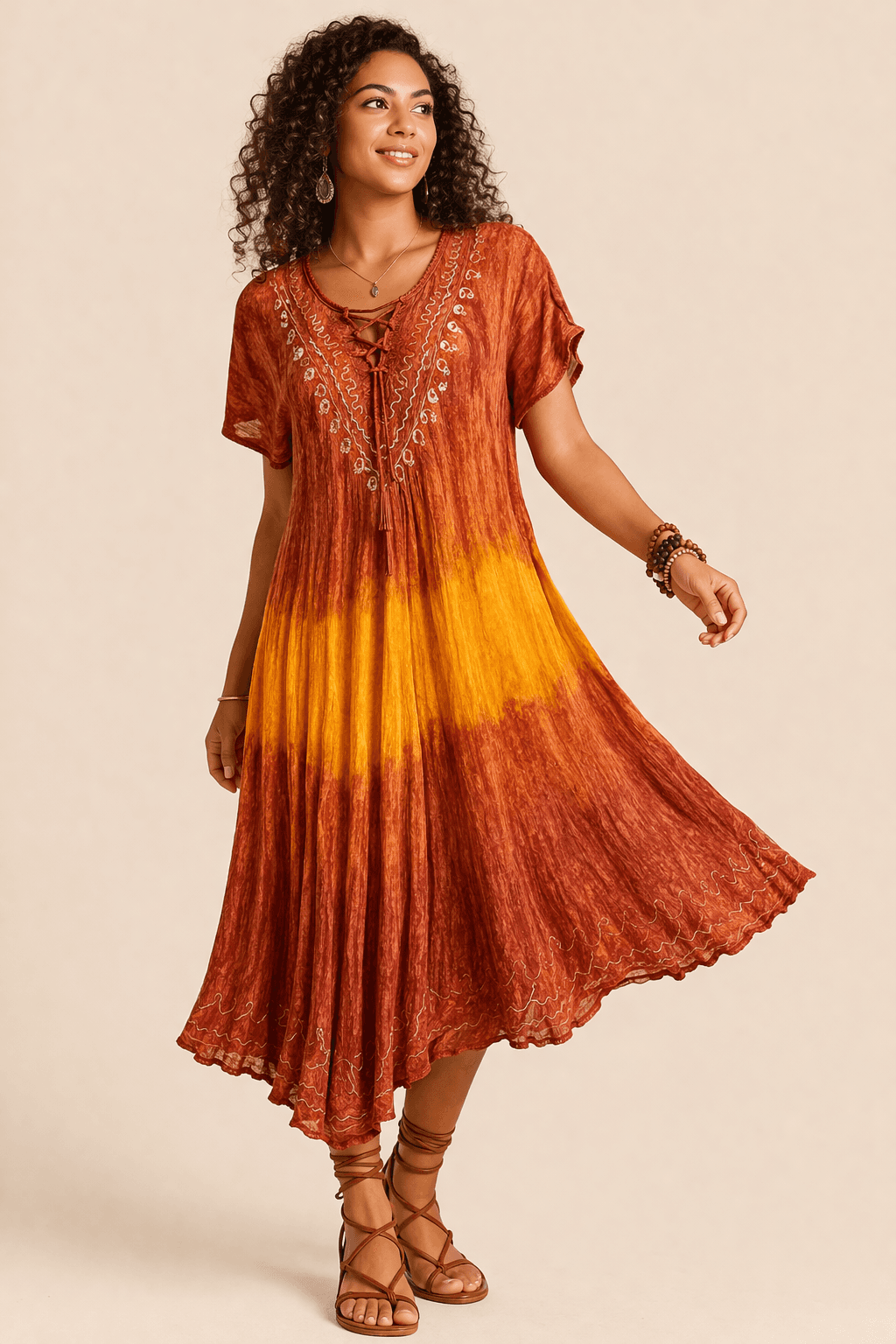 Marble Die Dress
